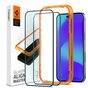 Spigen AlignMaster Full Cover Glass 2 pack compatible avec iPhone 14 Pro - verre tremp&eacute;
