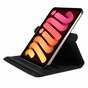 Just in Case Rotating 360 Case cover compatible avec iPad mini 6 (2021) &amp; iPad mini 7 (2024) - noir