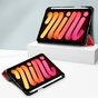 &Eacute;tui Just in Case &agrave; trois volets avec fente pour stylo compatible avec iPad mini 6 (2021) et &agrave; l&#039;iPad mini 7 (2024) - rouge
