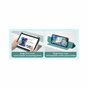 Just in Case &Eacute;tui &agrave; trois volets avec support et fente pour stylo compatible avec iPad mini 6 (2021) et &agrave; l&#039;iPad mini 7 (2024) - vert