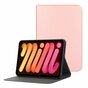 Just in Case PU Leather Book Case cover pour iPad mini 6 - rose