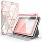 Housse Supcase Cosmo Case compatible avec iPad mini 6 (2021) et &agrave; l&#039;iPad mini 7 (2024) - marbre