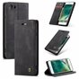 Caseme Retro Wallet Case pour iPhone 7, 8, SE 2020 et SE 2022 - noir