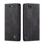 Caseme Retro Wallet Case pour iPhone 7, 8, SE 2020 et SE 2022 - noir