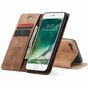 Caseme Retro Wallet Case &eacute;tui compatible avec iPhone 7, 8, SE 2020 et SE 2022 - marron