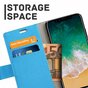 &Eacute;tui portefeuille Just in Case compatible avec iPhone 11 Pro Max - bleu