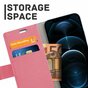 &Eacute;tui portefeuille Just in Case compatible avec iPhone 12 Pro Max - rose