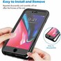 Just in Case 360 Full Cover Defense Case compatible avec iPhone SE 2020 et iPhone SE 2022 - noir