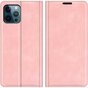 Just in Case Wallet Case &Eacute;tui magn&eacute;tique compatible avec iPhone 12 Pro Max - rose