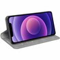 Just in Case Wallet Case &Eacute;tui magn&eacute;tique compatible avec iPhone 12 Pro Max - gris