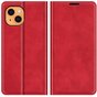 Just in Case Wallet Case &Eacute;tui magn&eacute;tique compatible avec iPhone 13 - rouge
