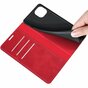 Just in Case Wallet Case &Eacute;tui magn&eacute;tique compatible avec iPhone 13 - rouge
