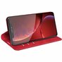 Just in Case Wallet Case &Eacute;tui magn&eacute;tique compatible avec iPhone 13 Pro - rouge