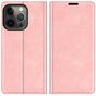 Just in Case Wallet Case &Eacute;tui magn&eacute;tique compatible avec iPhone 13 Pro Max - rose