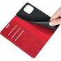 Just in Case Wallet Case &Eacute;tui magn&eacute;tique compatible avec iPhone 13 Pro Max - rouge