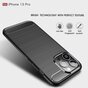 Coque en TPU robuste Just in Case pour iPhone 13 Pro - noire