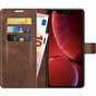 Just in Case TPU Wallet Case Coque magn&eacute;tique pour iPhone 13 mini - marron