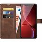 Just in Case TPU Wallet Case Coque magn&eacute;tique pour iPhone 13 Pro - marron