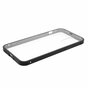 Coque Just in Case Magnetic Metal Tremp&eacute; Glass Cover pour iPhone 13 Pro - noire et transparente
