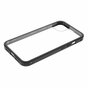 Just in Case Coque en Verre Tremp&eacute; Magn&eacute;tique en M&eacute;tal compatible avec iPhone 13 mini - noir et transparent