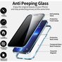 Coque Just in Case Magnetic Metal Privacy en Tempered Glass pour iPhone 13 Pro - noir