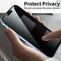 Coque Just in Case Magnetic Metal Privacy en Tempered Glass pour iPhone 13 Pro - noir