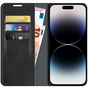 Just in Case Wallet Case &Eacute;tui magn&eacute;tique compatible avec iPhone 14 Pro - noir