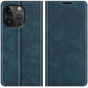 Just in Case Wallet Case &Eacute;tui magn&eacute;tique compatible avec iPhone 14 Pro - bleu
