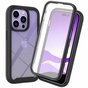 Just in Case 360 Full Cover Defense Case compatible avec iPhone 14 Pro - noir
