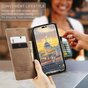 Caseme Retro Wallet Case compatible avec iPhone 14 Pro Max - marron