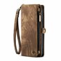 Caseme Vintage &Eacute;tui portefeuille compatible avec iPhone 14 - marron