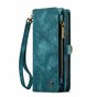 Caseme Vintage &Eacute;tui portefeuille compatible avec iPhone 14 Pro - bleu