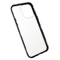 Just in Case Coque en Tempered Glass magn&eacute;tique en m&eacute;tal pour iPhone 14 Pro Max