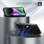 Just in Case &Eacute;tui hybride avec porte-cartes magn&eacute;tique compatible avec iPhone 14 - noir