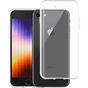 Just in Case Coque souple en TPU compatible avec iPhone SE 2020 et &agrave; l&#039;iPhone SE 2022 - transparente