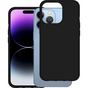 Just in Case Coque en TPU Souple avec Cordon compatible avec iPhone 14 Pro Max - Noir