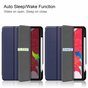 Just in Case &Eacute;tui &agrave; trois volets avec &eacute;tui pour stylo compatible avec iPad Pro 11 pouces (2018 2020 2021 2022) - bleu