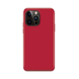 Xqisit NP Coque en silicone Anti Bac compatible avec iPhone 14 Pro - rouge