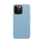 Xqisit NP Silicone Case Anti Bac &eacute;tui compatible avec iPhone 14 Pro - bleu clair
