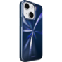 Coque Laut Huex Reflect compatible avec iPhone 14 - bleu fonc&eacute;