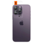 Spigen Glas tR EZ Fit Optik Pro Lens 2 Pack compatible avec iPhone 14 Pro et iPhone 14 Pro Max - noir