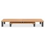 Support de moniteur en bois 3 pi&egrave;ces et support pour ordinateur portable pour le bureau
