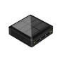 Chargeur Solaire Solar Power Bank 10000mAh 3 Ports USB-A avec USB-C et Micro-USB - Noir