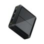 Chargeur Solaire Solar Power Bank 10000mAh 3 Ports USB-A avec USB-C et Micro-USB - Noir