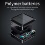 Chargeur Solaire Solar Power Bank 10000mAh 3 Ports USB-A avec USB-C et Micro-USB - Noir