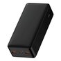 Baseus Bipow PowerBank XL 30000mAh 20W Tr&egrave;s grande capacit&eacute; avec &eacute;cran - Noir