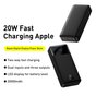 Baseus Bipow Powerbank 20000mAh 20W Charge Rapide Double USB-A et USB-C - Noir