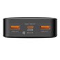Baseus Bipow Powerbank 20000mAh 20W Charge Rapide Double USB-A et USB-C - Noir