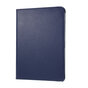 Grain De Litchi En Cuir compatible avec iPad Pro 12,9 Pouces (2018 2020 2021 2022) Couverture Rotative Avec Couverture - Bleu