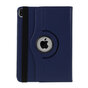 Grain De Litchi En Cuir compatible avec iPad Pro 12,9 Pouces (2018 2020 2021 2022) Couverture Rotative Avec Couverture - Bleu